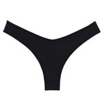 MONTCE Black Rib Lulu Bikini Bottom, Size Medium, Black Rib, $96 Photo 1