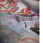 Fresh Produce Floral Print Tunic Top Purple Multicolor Made in USA Cotton (XL) Photo 3