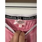 Juicy Couture  Velour Boxer Shorts Spellout Size XL Pink Rhinestone Y2K 90s Photo 3