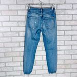 AGOLDE Sophie Crop Chewed Hem and Waistband Skinny Jeans in Vertigo Wash Size 26 Photo 4