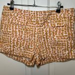 J.Crew  City Shorts Pink Brown Print Chino Summer Casual Size‎ 4 Photo 0