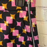 ZARA Pink and black geo print dressy shorts Photo 4