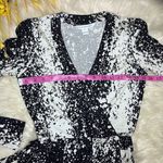 Diane Von Furstenberg Lilyann Print Silk Wrap Dress In Black White sz 0 Photo 10