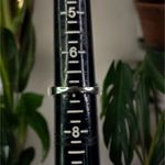 Sterling Silver Sapphire Solitaire Birthstone Ring, Accented Band in Size 7 Photo 3