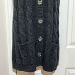 Vince  Chunky Cable Alpaca blended Knit Sweater Cardigan Dress Size M Photo 2