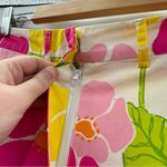 Lilly Pulitzer Vintage White Label High Rise Straight Leg Floral Pants Sz 10 Photo 5