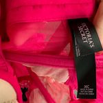 Victoria's Secret Victoria’s Secret Hot Pink Lace Mesh Corset Teddy Sz 36C Garter Straps Cutout Photo 15