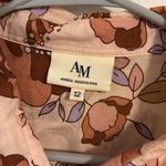 Ambra Maddalena Australia floral button down shirt blouse fall size 12 aus/ us 8 Brown Photo 5