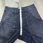 Citizens of Humanity  Marcelle Cargo Jeans In Washed Black Size 25 #2078-1193 Photo 4