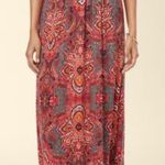 Soma Braided Bodice Strapless Maxi Dress Red Size L Photo 0