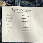 ZARA Straight Leg Mid Rise Full Length Casual Denim Jean Zip 2 Blue Medium Wash Photo 7