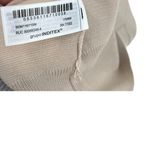 ZARA  Rose Button Cardigan‎ Puff Sleeve Cropped Beige Tan Silver Size Medium Photo 11