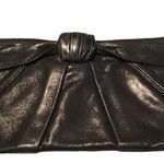 Kooba  Black Silver Leather Clutch Photo 8