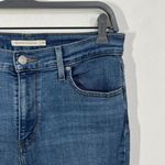 Levi's 724 High Rise Straight Crop Jeans Women 29 Blue Stretch Distressed Casual Photo 6