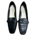 Vince Camuto  Black Leather Loafers for Women Photo 0