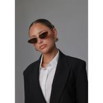 Otra Aster Sunglasses in Gold & Brown Mirror One Size New Womens Sunnies Photo 9