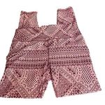 Fabletics  Maroon Pink Yoga Band GYM Active Leggings Size Med EUC #0853-AT Photo 0