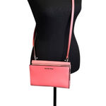 Michael Kors NWT SHEILA SMALL EAST WEST SHOULDER CROSSBODY BAG TEA ROSE Photo 0