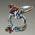 Sterling Silver 925 Baltic Amber Multi Photo 1