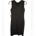 Ivanka Trump NEW  Toggle-neck Ponte Sheath Dress-black Size 8 Photo 3