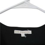 Ann Mashburn  Black 100% Fine Merino Wool Dress Photo 3