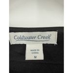 Coldwater Creek Dress Womens Medium Velvet Long Sleeve Midi Fit Flare Classic Photo 1