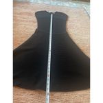 Hugo Boss Boss Black Ribbed Knit Fit & Flare Cap Sleeves Dress XS Photo 7