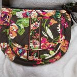 Vera Bradley English Rose Winter 2012 Brown Floral Lizzy Hipster Crossbody Bag Photo 1
