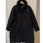 Barbour Leck Water Resistant Baffle Navy Quilted Coat Size US/12 Photo 14