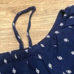 Old Navy Off-The-Shoulder Oversized Shift Dress Navy Blue White XS Extra Small Photo 5