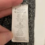 Michael Kors Michael Black Marbled Zipper Detail Merino Wool Blend Sweater Photo 2