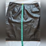 Apostrophe  Leather Pencil Skirt Womens Size 10 Black Photo 6