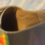 Prada  Holographic Iridescent Platform Lace Up Logo Sole Shoe  37/7 Photo 10