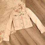 Free People  tan denim jean jacket Photo 0