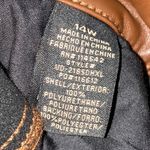 Dollhouse NWT  Split Leg Brown Vegan Leather Button Front High Rise Flare Pants Photo 5