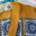 Free People  Yellow Mustard Santa Cruz Kimono Mini Dress Photo 11