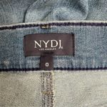 NYDJ Briella Denim Bermuda Shorts Raw Hem Medium Wash Women’s Size 0 Modest Photo 5