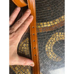 Bill Blass Women's Brown Leather Belt with Gold Buckle Photo 5