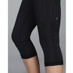 Lululemon In The Flow Crop II Heathered Deep Coal Legging Size 4 Photo 9