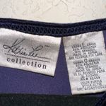 Kathie Lee Collection  Vintage Purple Velour  V Neck Short Sleeve Blouse Photo 2