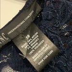 INC Navy Blue Lace Overlay Dress NEW Size 10 International Concepts Dress Photo 5