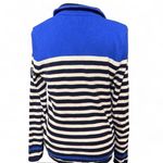 Ralph Lauren  Nautical Stripe Knit Pullover Cotton Sweater Size L Blue White Photo 4
