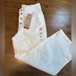 Levi's White Levi’s - Mile High - Wide Leg Crop Size: 29 Photo 1