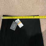 Women's NINETY CLOTHING CO knitted Pleated Maxi Skirt Black Photo 3