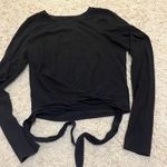 Lululemon  wrap long sleeve black size 6 Photo 1