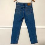 Levi's LEVI’S • premium wedgie straight high waisted button fly jeans sz 26 Photo 5