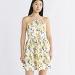 Free assembly Flare cotton mini dress White Size XL Photo 3