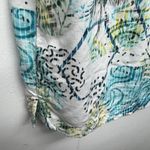 Denim & Flower  Artsy Button Front Women's Short Sleeve Shirt Size Medium Photo 8