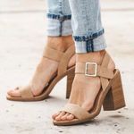 VICI Cooper Block Heeled Sandal 7.5 EUC Photo 1