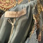 Bishop and Young Adorable  teal green paisley flounce skirt Size S Photo 4